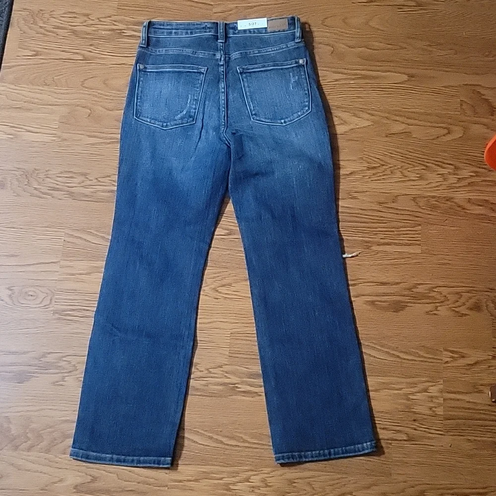 *HP* NEW Judy Blue Straight Leg Distressed Jeans - Picture 4 of 4